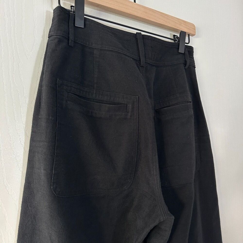 Apiece Apart Women Marston Pants Black Wide Leg Crop Quiet Luxury Career Sz 2 XS - Picture 7 of 10